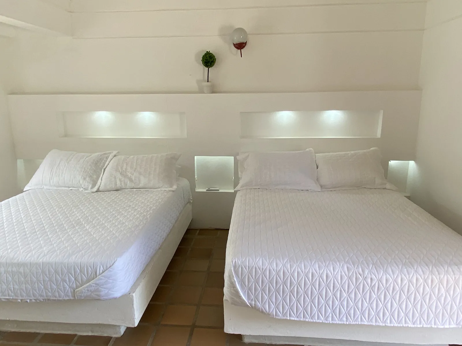 Habitación con dos camas